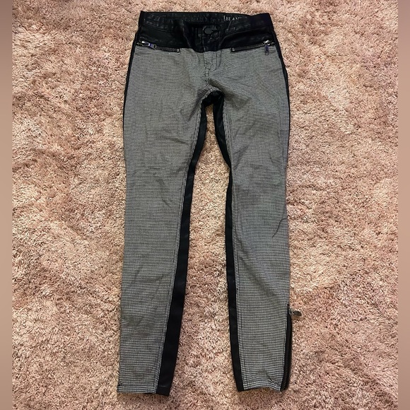 Leather jeans with design - Picture 2 of 9